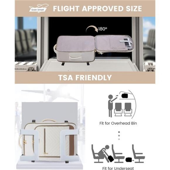 LOVEVOOK Travel Backpack For Women,40L Carry On Backpack Flight Approved,TSA main image 6